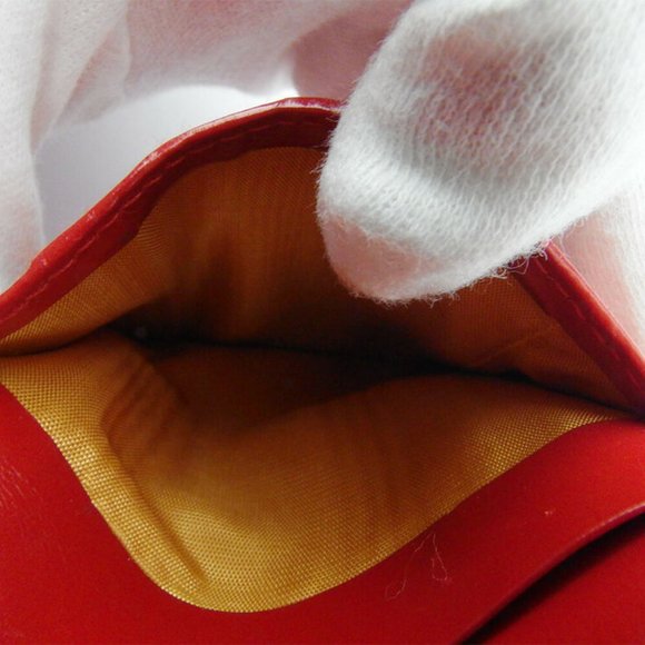 GUCCI two-fold wallet Horseshoe leather Auth used T17372 - Picture 3 of 9